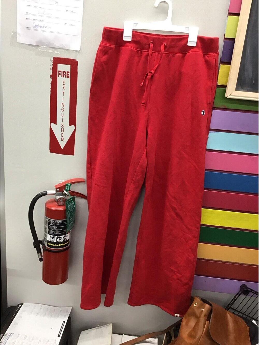 Champion women’s campus drawstring sweatpants size medium varsity red new target